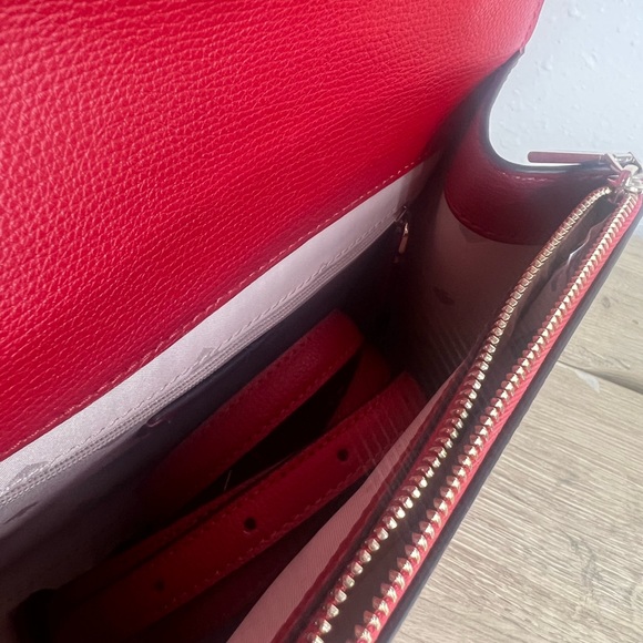 A Kate spade cherry red handbag/crossbody with the matching wallet - Picture 3 of 3